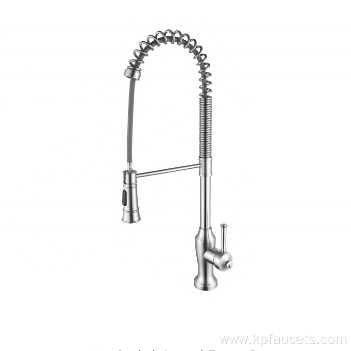 High Arc Commercial Matte Black Kitchen Faucet