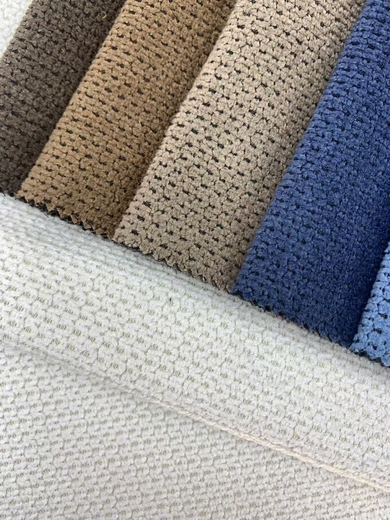 Loop Texture Velvet Upholstery Fabric for Sofa