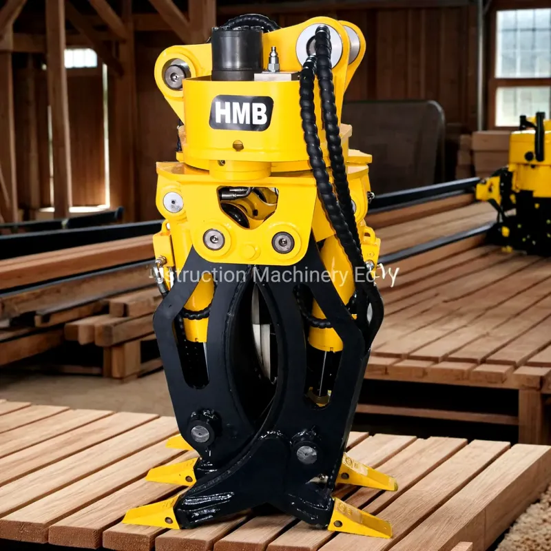 Title: "Automatic Grab Hydraulic Wood Grapple for Industrial Use