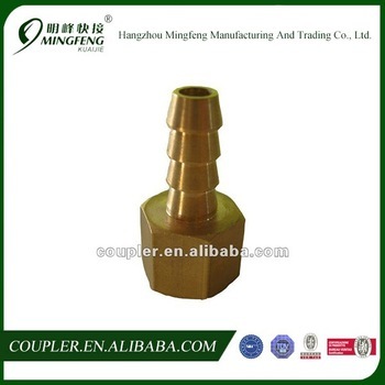 1/4NPT brass barbed hose fittings