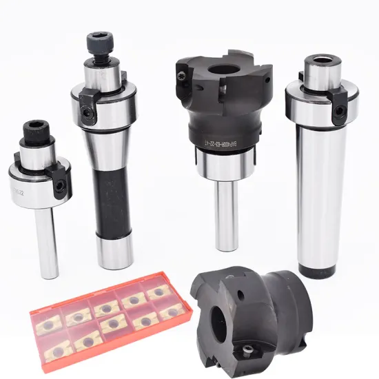 1 Set of 400R 50mm 4T 1set MT2 FMB22 Face Endmill with APMT1604 Carbide Inserts and Shell Mill - 10pcs