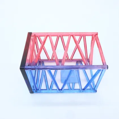 JSM Acrylic Desktop Organizer - Storage Box with Pen Pencil Holder