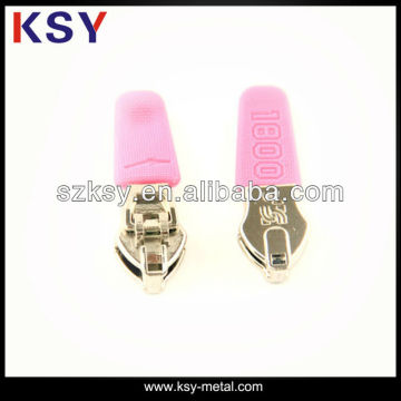 2013 Hot sale! Fashion fancy metal colored zipper slider
