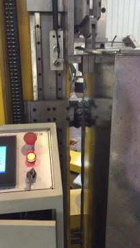 Hvac hydraulic vertical pittsburgh seam closing machine for TDF duct