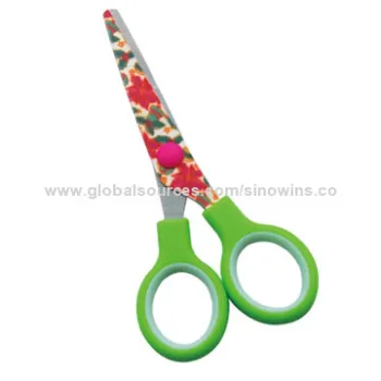 Fashionable Style Stainless Steel Stationery and Office Scissors with 1.5mm Thickness of Blade