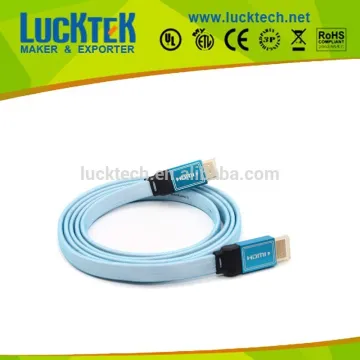1.4 Version HDMI Flat high speed Connection cable 6ft colorful