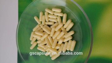 3 whole yellow gelatin environmental empty hard capsule high quality