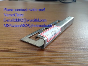 bright anodized deep processing aluminium profile for floor trim