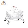 Supermarket Metal Shopping Basket Holder