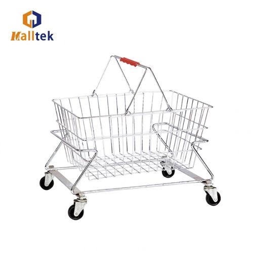 Supermarket Metal Shopping Basket Holder