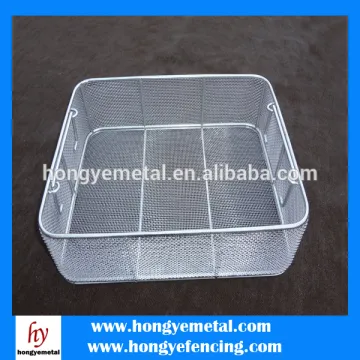 Stainless Steel Wire Mesh Kitchen Cooking Basket