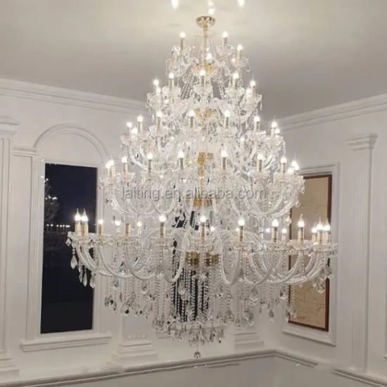Modern LED Transparent Crystal Chandelier for Living Room Ceiling