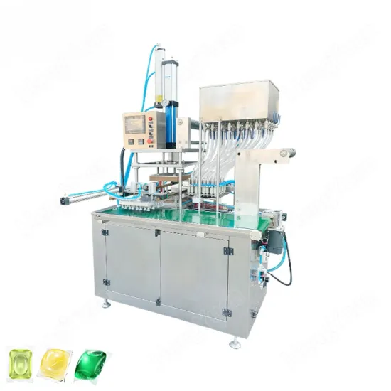 Automatic PVA Water-Soluble Film Pods Packing Machine for Single and Double Chambers