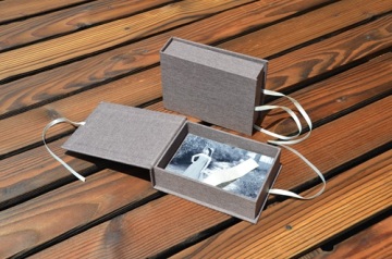 4x6 Wedding Linen Photo Gift Box