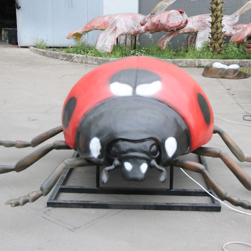 Giant animatronic ladybug at Wetland Park