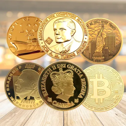 antique commemorative coins custom metal collector coins
