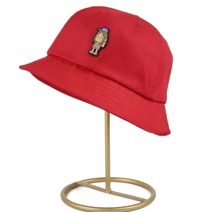 Custom Summer Hats 2021: Trendy Name Brand Pink Bucket Hat with Logo