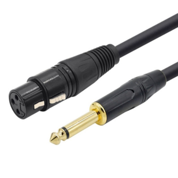 Kabel gitar instrumen XLR ke kabel 6,35 mm