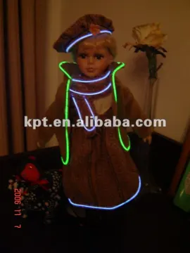 green hight brightness el wire for toys