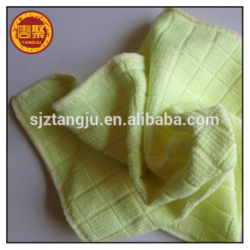 check pattern microfiber towel