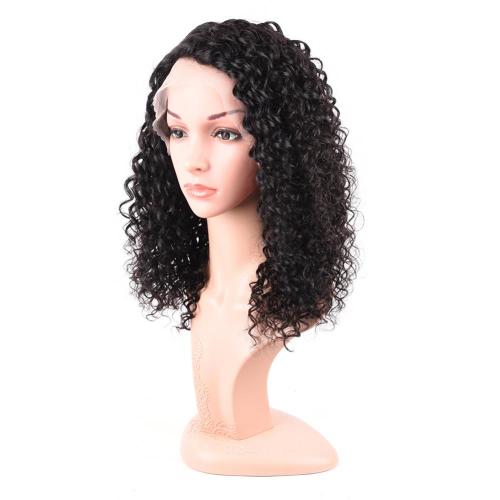 MEDIUM UNPROCESSED BRAZILIAN HAIR WAVY PART LACE WIG