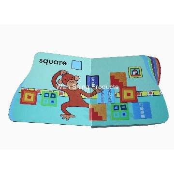 Shapes learning child book