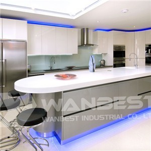 Hi Macs White Island Blue Light Kitchen