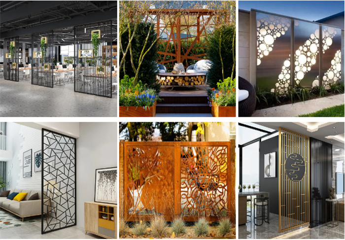 Corten Garden Screens