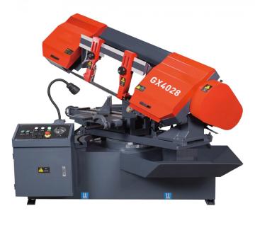 Semi-automaticrotaty metal band saw
