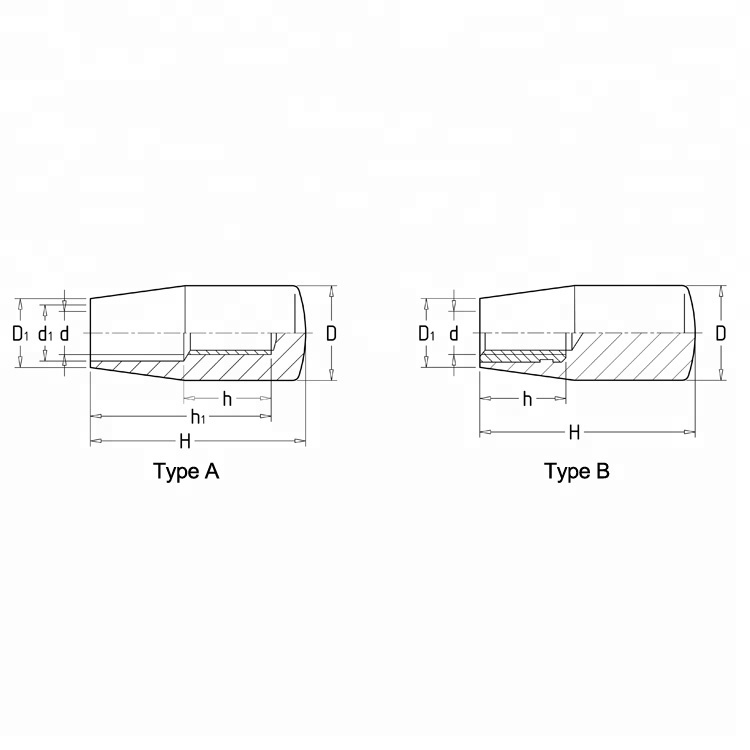 Female Threaded Lathe Milling Machine Revolving Handle Grip Knob
