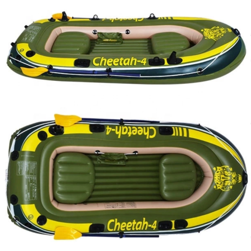 Inflatable rowing boat for 3-people in the pool