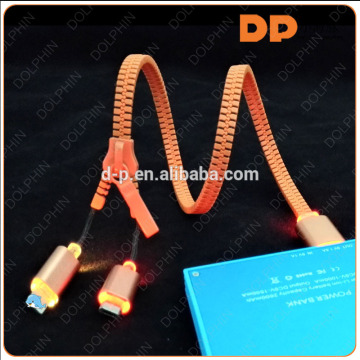 wholesale plastic ear shells zip earphone free samples glowing zipper earphone