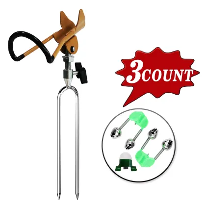 FOYOTO Automatic Stainless Steel Fishing Rod Holder Bracket