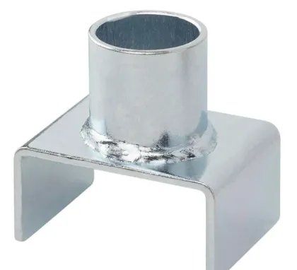 Adapter for jack with single upstanding edge