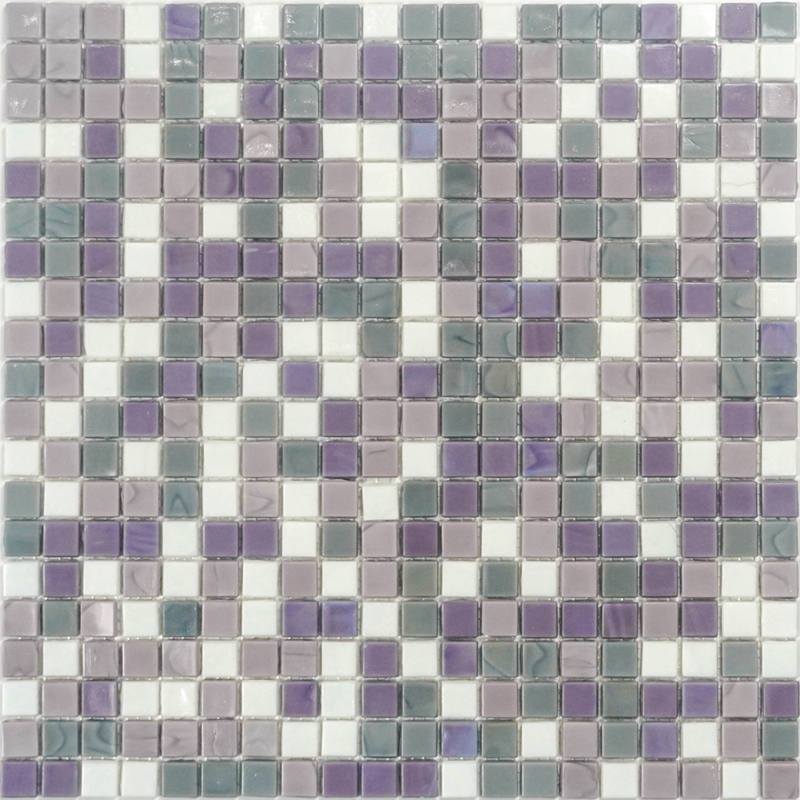 Waterproof and temperature resistant glass mosaic