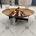 Holzbrenner Corten Stahl Feuerstelle Schalen