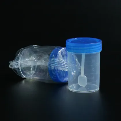 Best Selling Disposable Plastic Stool Container PS 25ml
