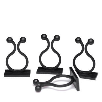 High Quality Self-Adhesive Plastic Wire Clips for Secure Cable Clamping