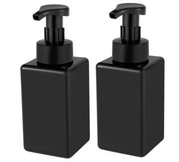 White Clear Amber Brown Square Dispensers Foam Soap Pump Bottle 250ml 450ml 650ml 8 oz for Cleanser