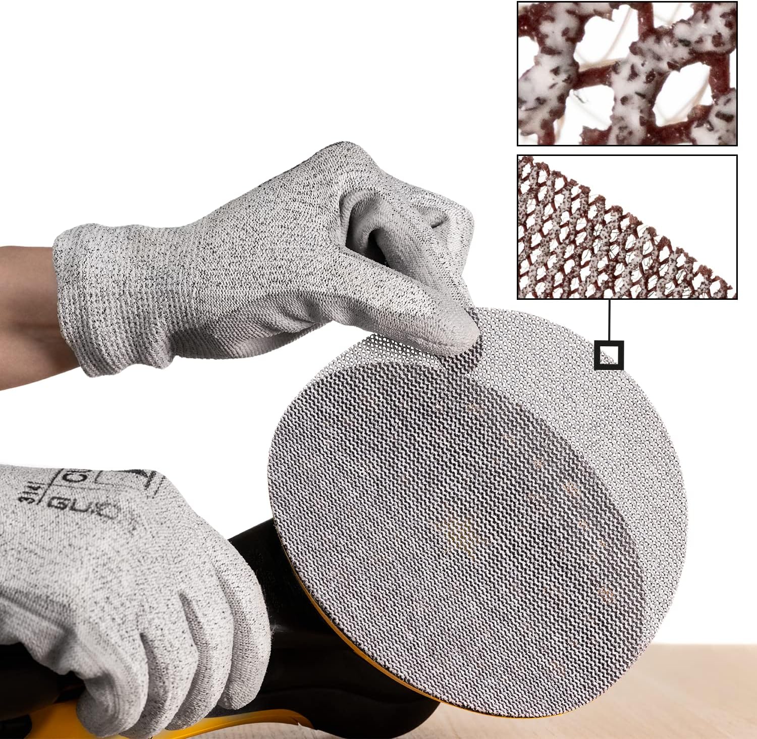 Mesh sanding disc