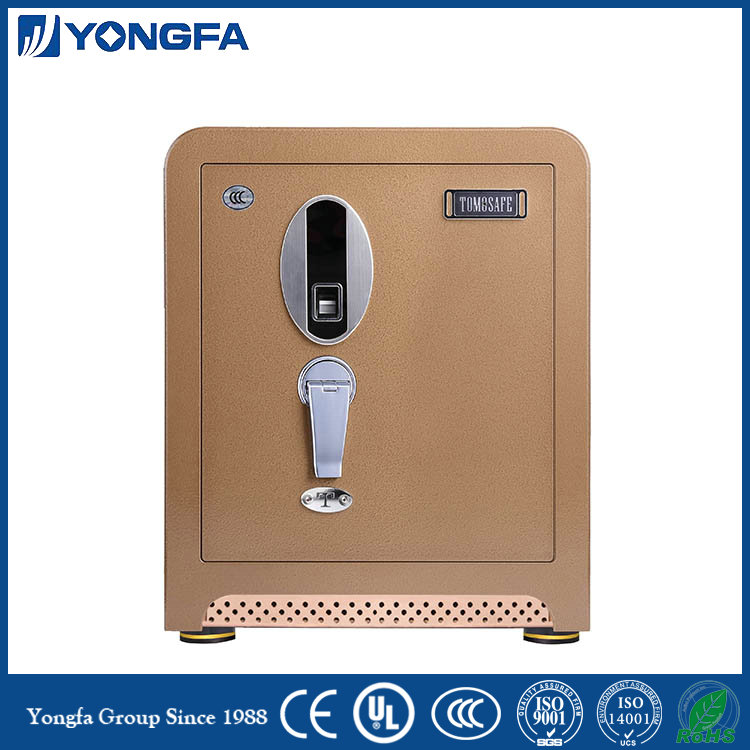 Anti-drilling biometric fingerprint strongbox