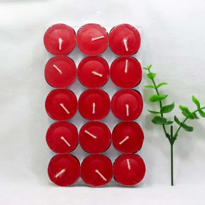 Wedding Favor Romantic Colored Tea Lights Candles