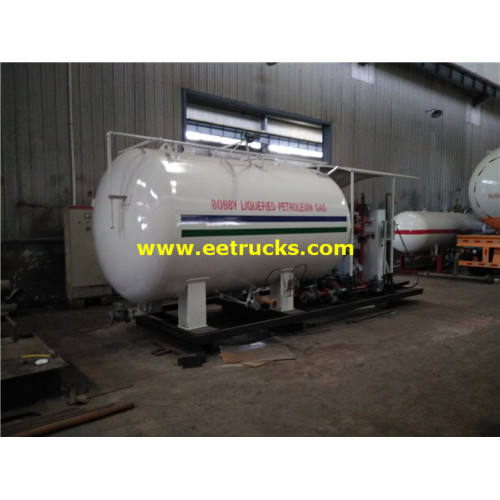 10000 Litros Mobile Skid Gas Skid Stations