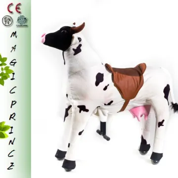 (EN71&ASTM&CE)~(Pass!!)~NC15 Hot Sale Human Power operated soft plush ride on animals scooter in mall