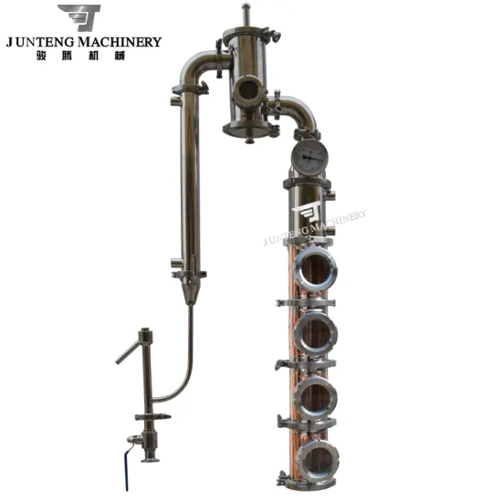 50L Household Milk and Alcohol Distillation System: Stainless Steel Reflux Column Distiller