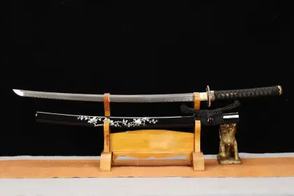 T10 Burned Edge Samurai Sword - Cloud Dragon