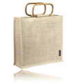 New design handle linen bag wholesale