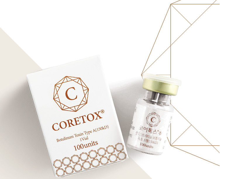 Coretox Remova as rugas anti -envelhecimento Coretox 100U