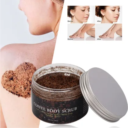 coffee exfoliating whitening scrub for body