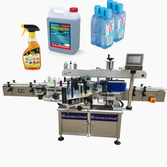Hand Gel and Shampoo Labeling Machine for Front and Back Double-Side Application